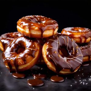 Donuts Brasileiros de Festa: Doces Delícias com Coco e Doce de Leite