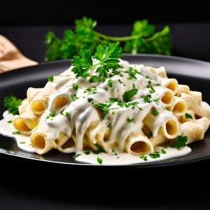 Macarrão com Creme de Leite: Delícia Cremosa com Queijo e Ervas para um Jantar Romântico