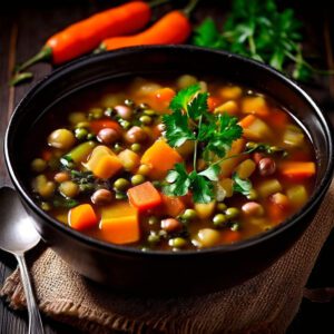 Receita de Sopa de Legumes com Lentilhas: Refeição Nutritiva Vegetariana