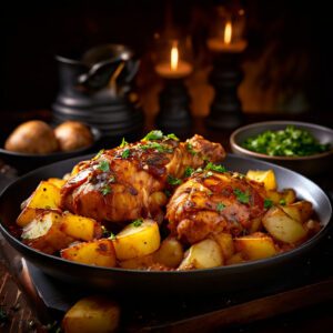 Receita de Frango com Batatas e Cenouras: Sabor Brasileiro para Jantar Romântico