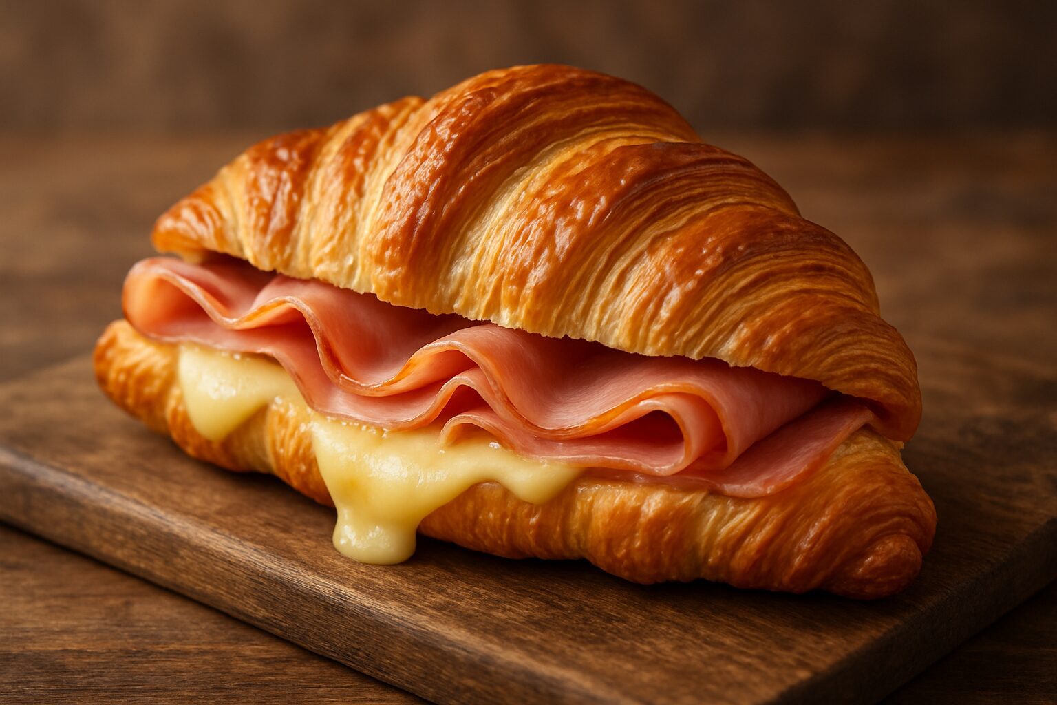 Croissant de Presunto e Queijo