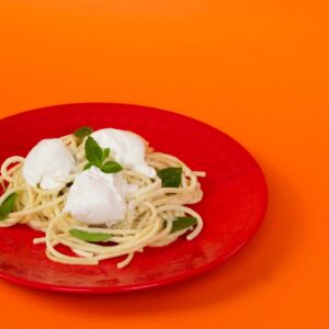 Espaguete ao Limone com Burrata