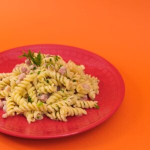 Macarrao com Bacon e Queijo F1