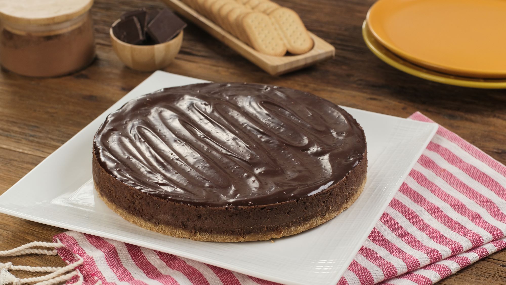 Cheesecake de chocolate