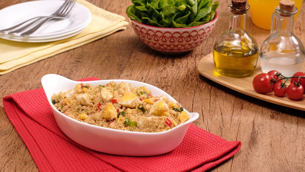Farofa de bolacha salgada