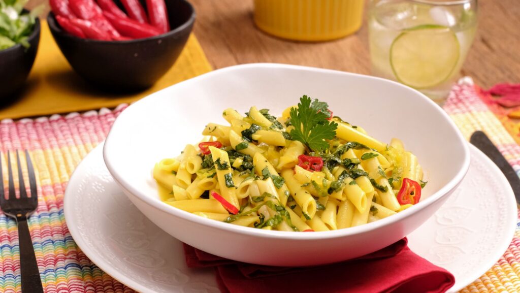 Macarrao ao Molho de Tucupi