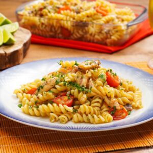 Macarrao com sardinha