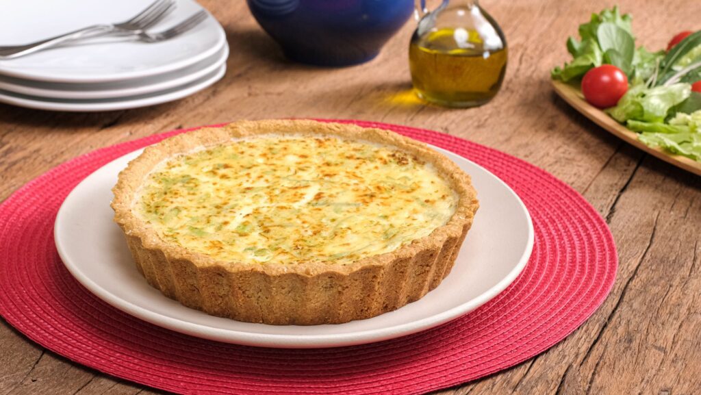 Quiche de Alho Poro 1