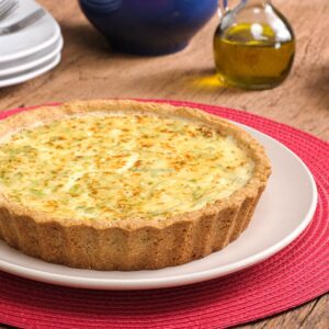 Quiche de Alho Poro 1