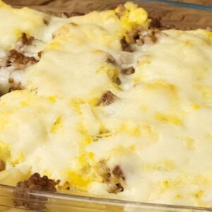 Macarrao de Forno com Creme de Milho Galo