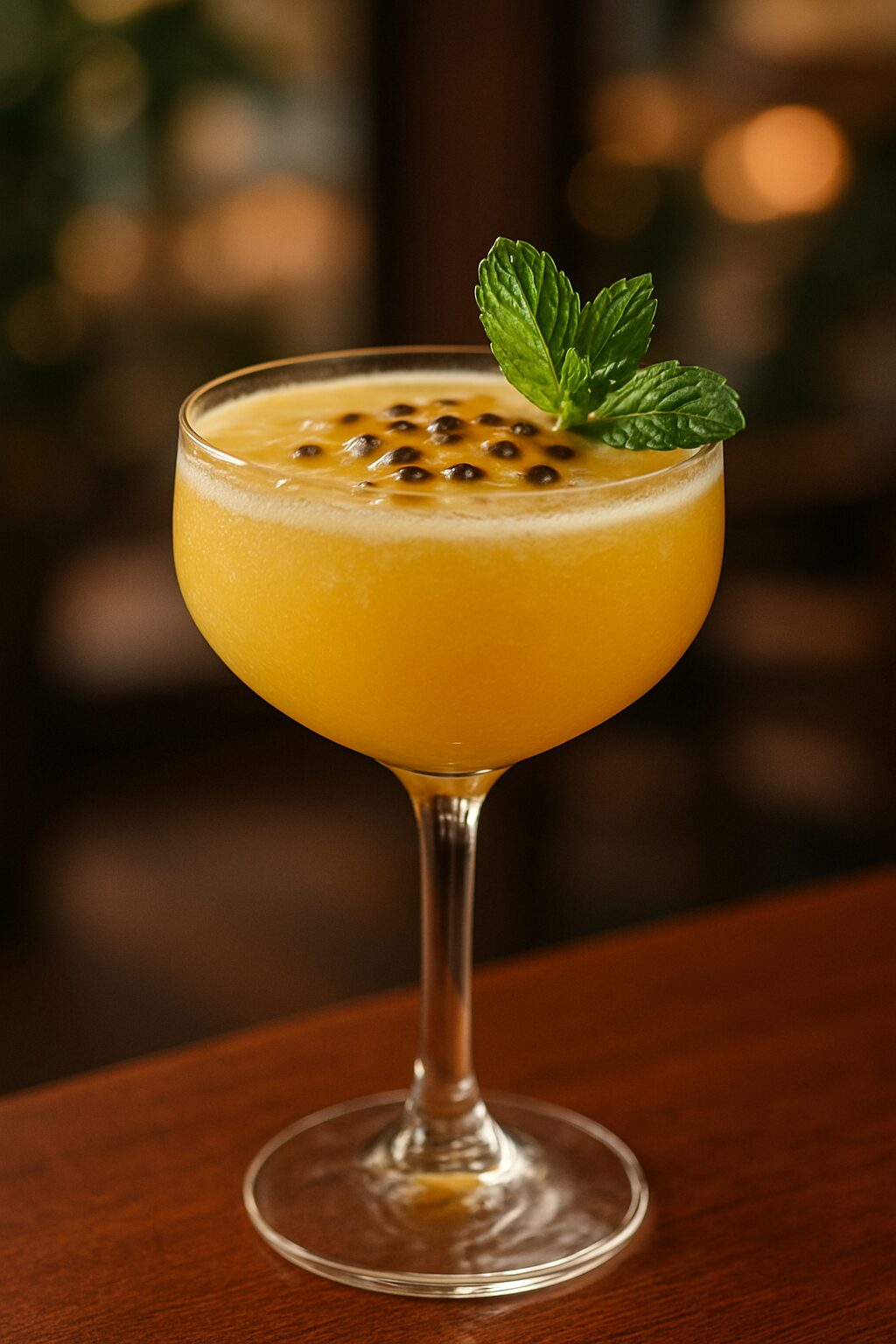 coquetel batida maracuja