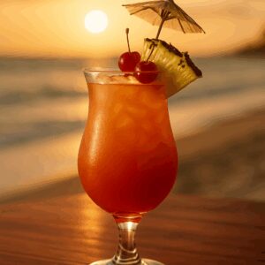coquetel rum punch