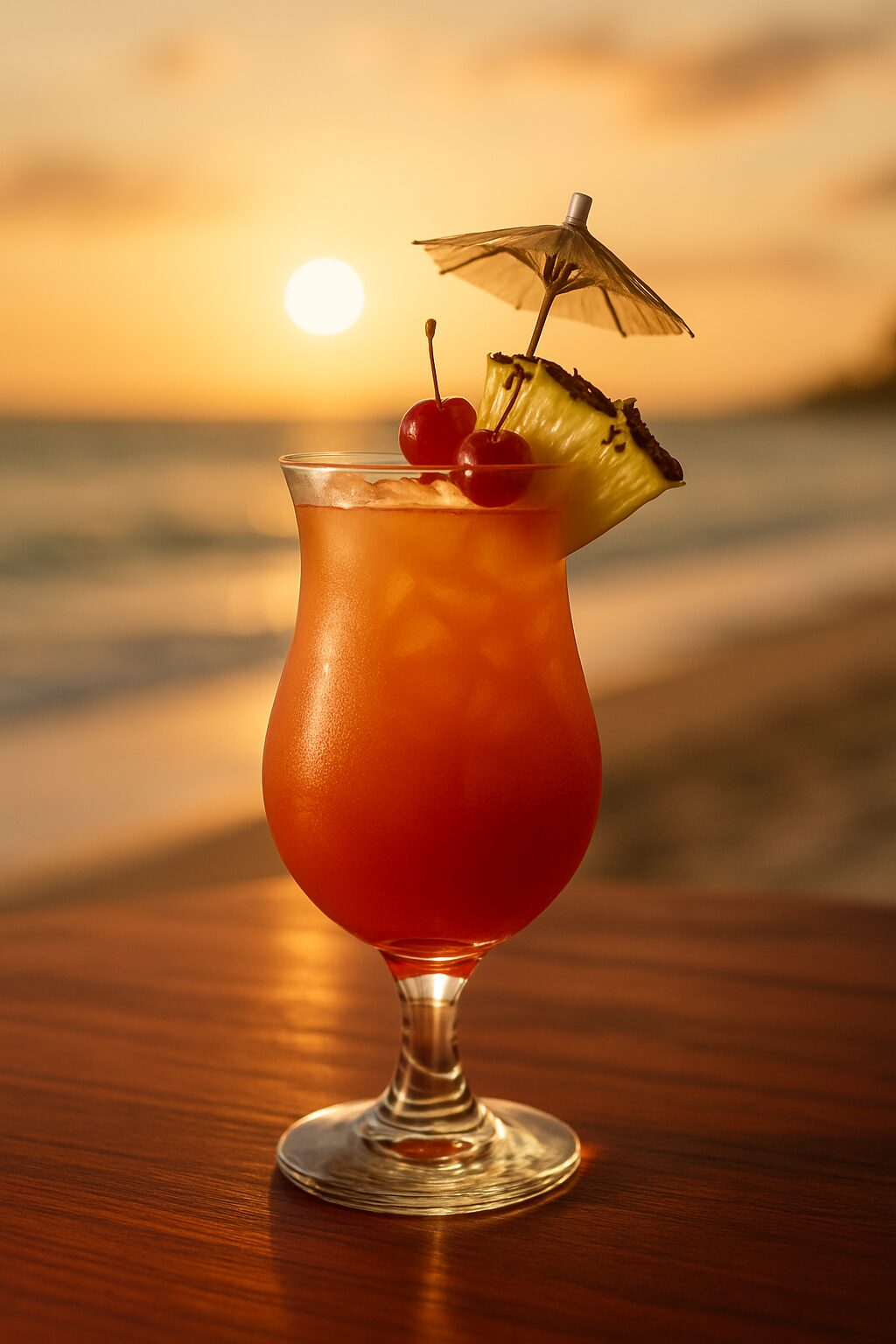 coquetel rum punch