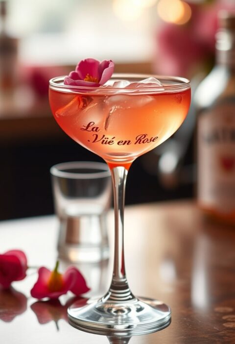 La Vie en Rose: O Coquetel Francês que Celebra a Vida 3 coquetel la vie en rose