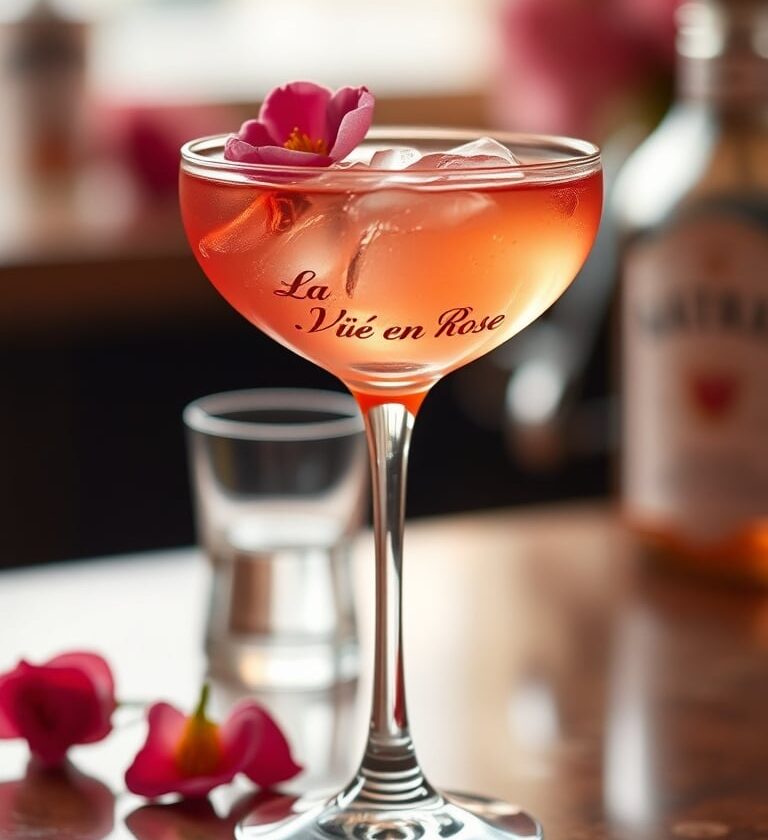 La Vie en Rose: O Coquetel Francês que Celebra a Vida 1 coquetel la vie en rose