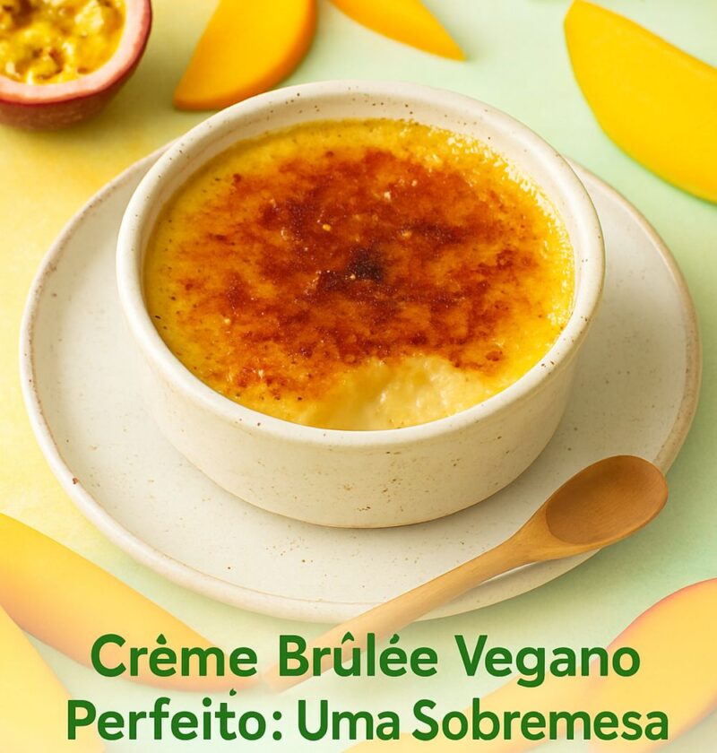 Crème Brûlée Vegano Perfeito: Uma Sobremesa Francesa com Toque Brasileiro! ✨🍮: 45 Minutos de Preparo | Receita Intermediário 1 recipe cr me br l e vegano 0519484 1