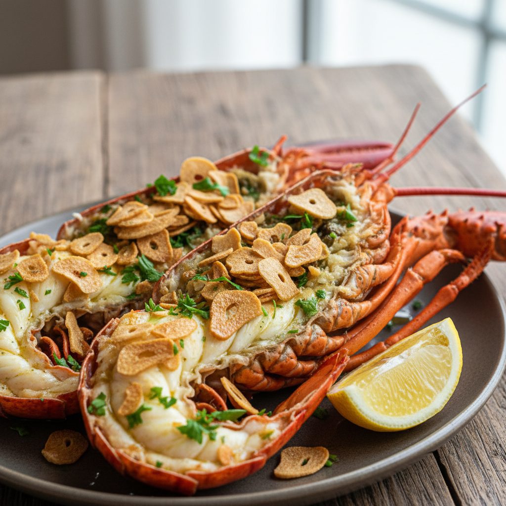 Lagosta ao Alho e Óleo 🦞🇧🇷