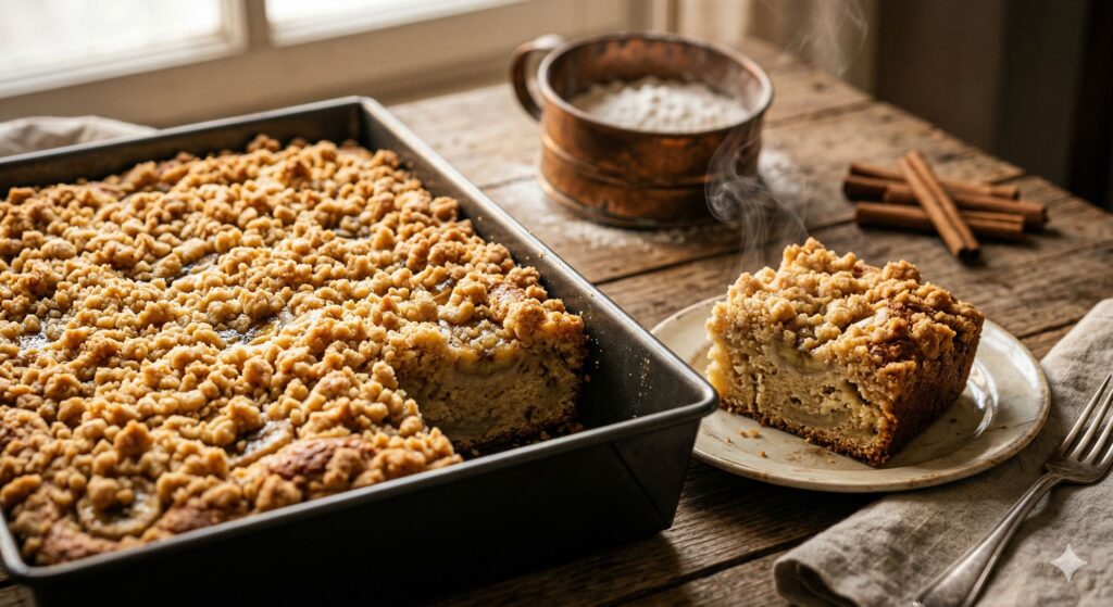 Cuca de Banana Fofinha: Receita com Farofa Crocante e Irresistível