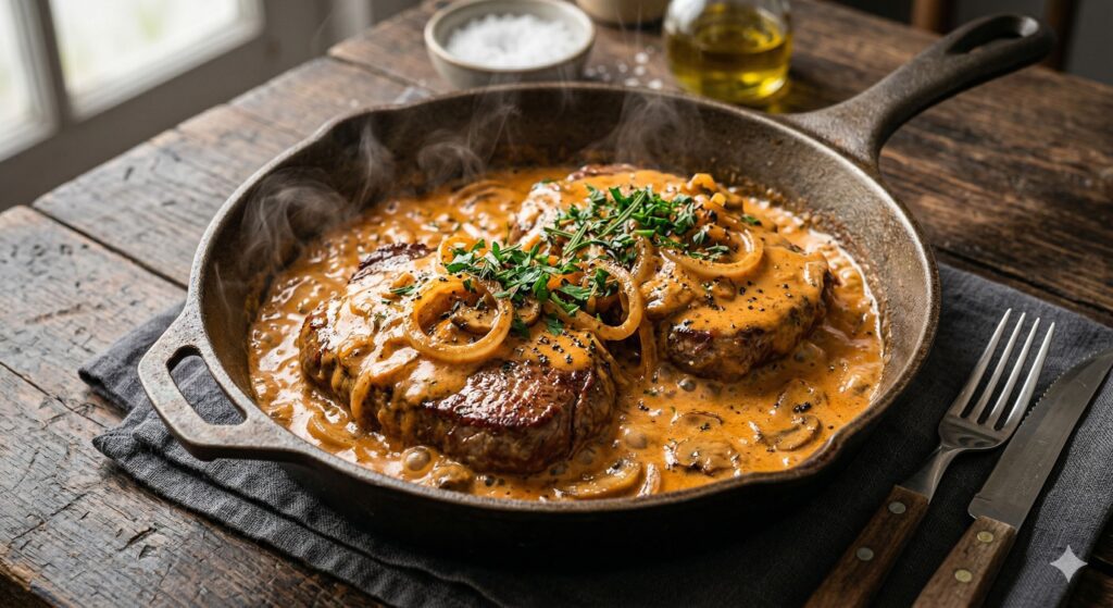 Bife Cremoso Irresistível: Maciez e Sabor em 20 Minutos
