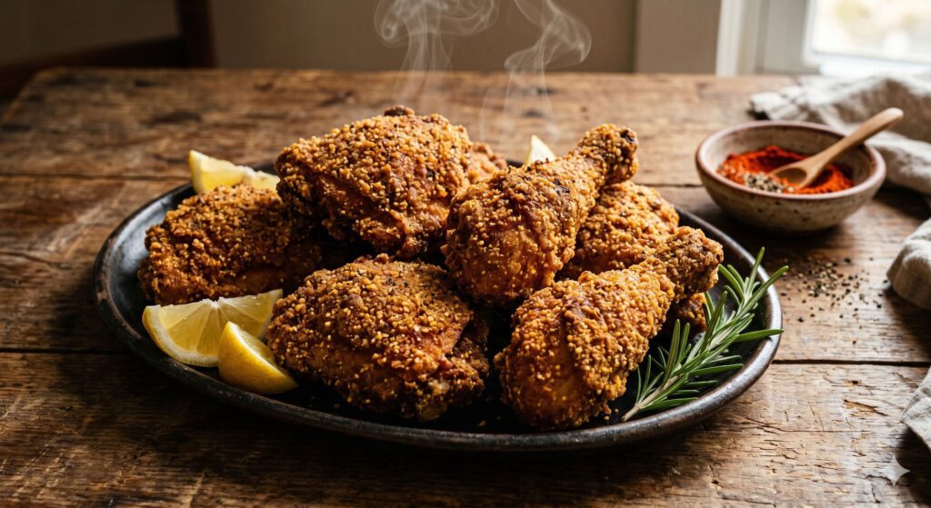 Frango Empanado com Fubá: Segredo da Crocância Perfeita