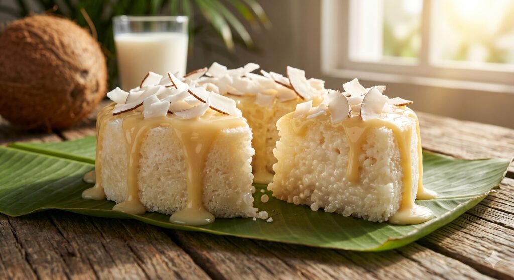 Bolo de Tapioca Cremoso: Receita Gelada que não vai ao forno
