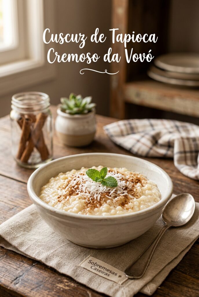 Cuscuz de Tapioca Cremoso da Vovó