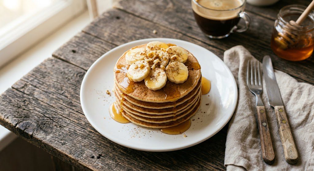 Panqueca de banana sem glúten com 2 ingredientes 7 Panqueca de banana sem glúten