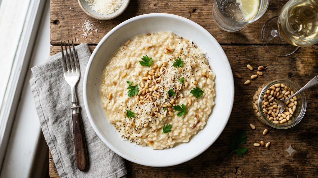 Risoto de pinhão: cremoso e tradicional do Paraná 9 Risoto de pinhão