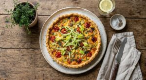 Torta salgada Bloody Mary: receita com massa crocante
